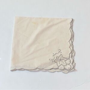 Antique Embroidered Napkin